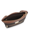 Bolsa Transversal Firenze Café/ Couro Marrom - imagem 4