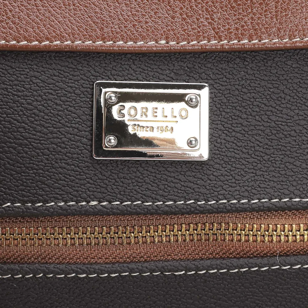 Bolsa Transversal Firenze Café/ Couro Marrom - imagem 6