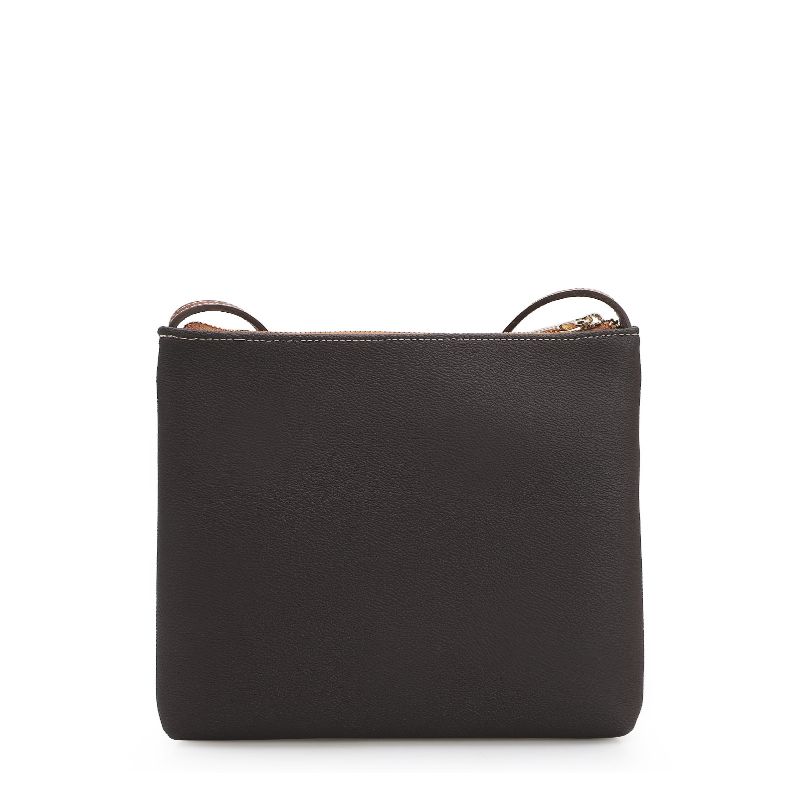 Bolsa Transversal Firenze Café/ Couro Marrom