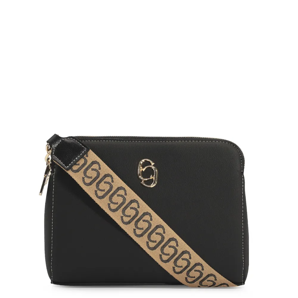 Bolsa Transversal Firenze/Couro Preto