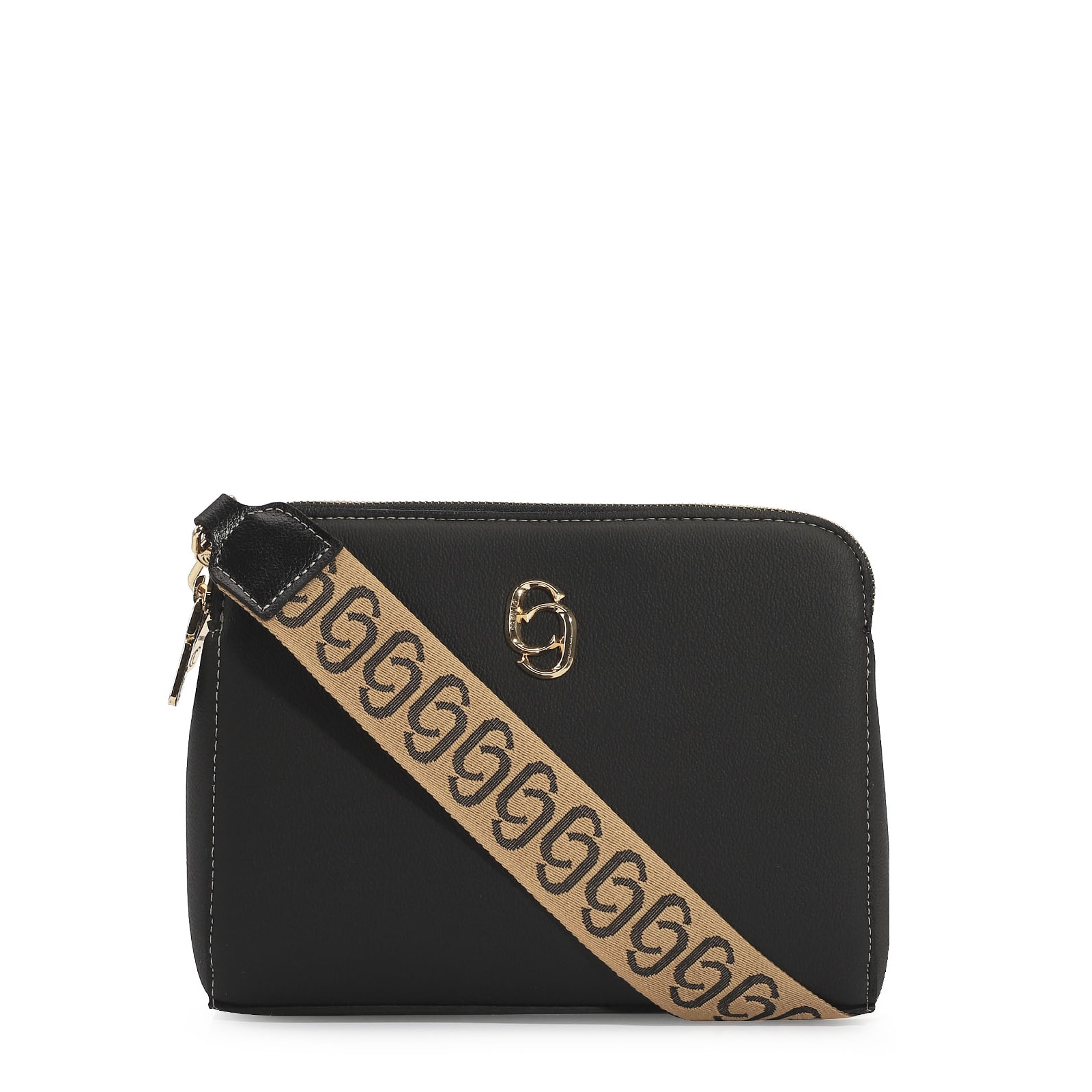 Bolsa Transversal Firenze/Couro Preto