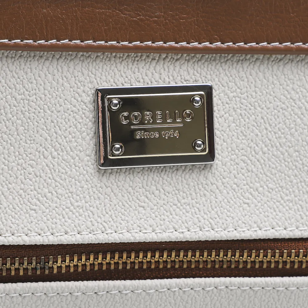 Bolsa Transversal Firenze Off White/Marrom - imagem 5