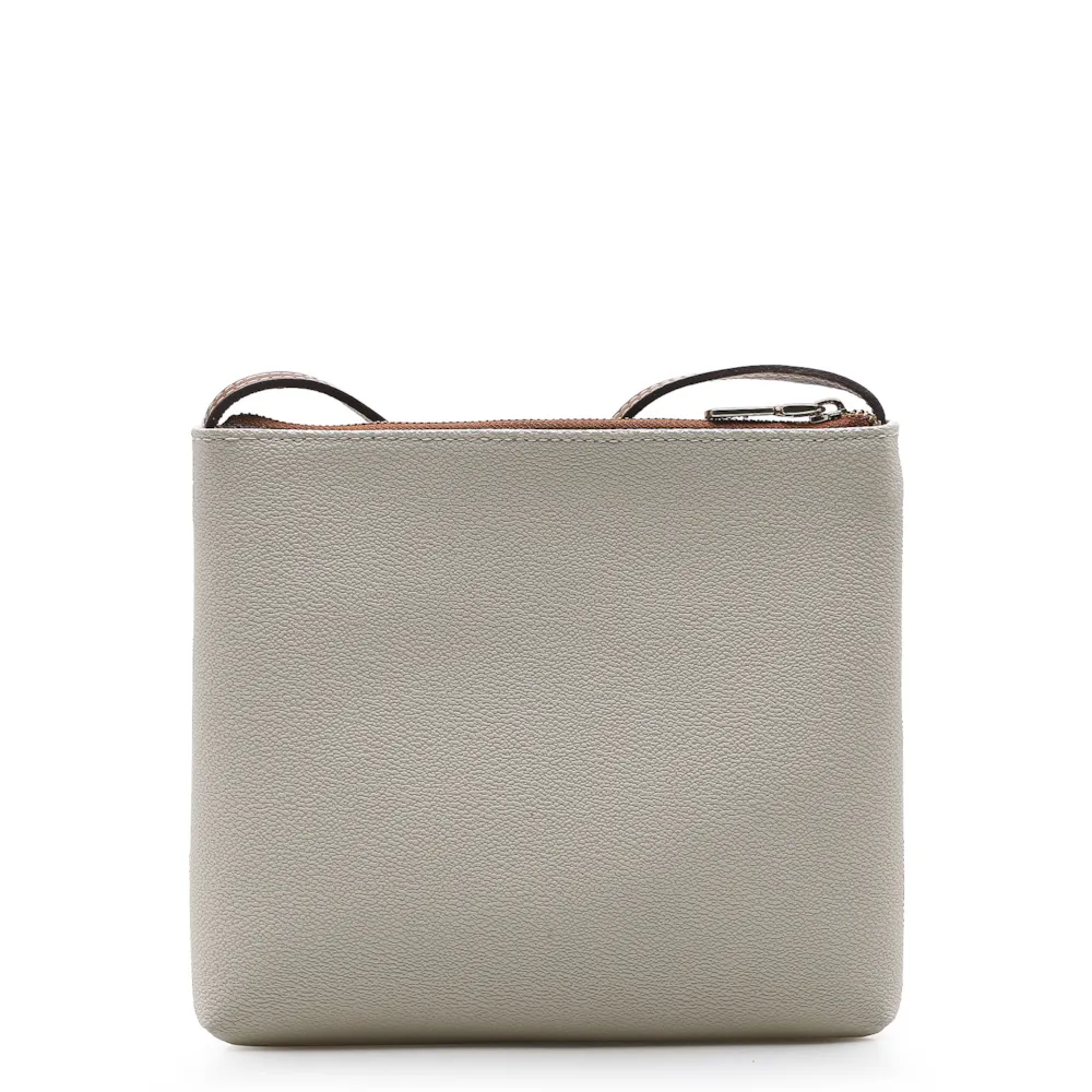 Bolsa Transversal Firenze Off White/Marrom - imagem 3