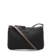 Bolsa Transversal Firenze Preta/Marrom - imagem 1