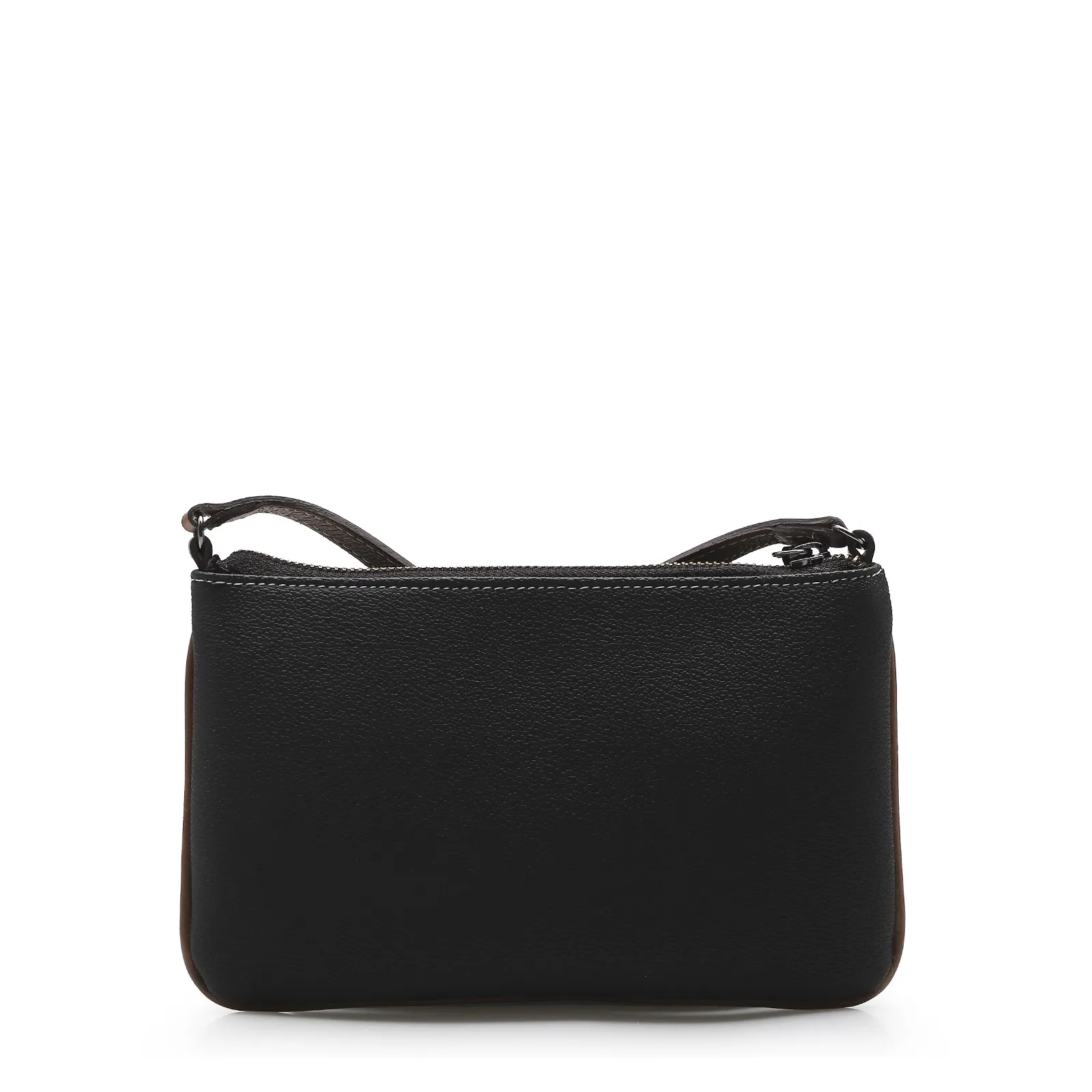 Bolsa Transversal Firenze Preta/Marrom