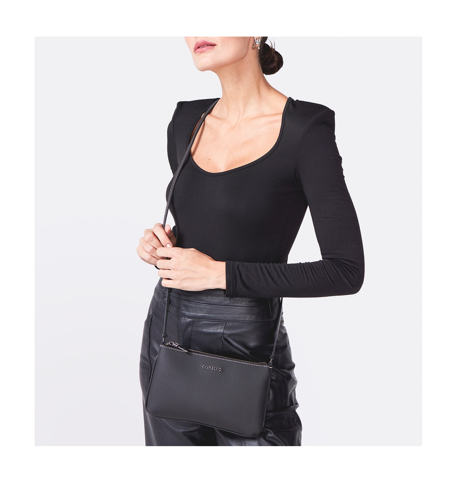 Bolsa Transversal Firenze Preto