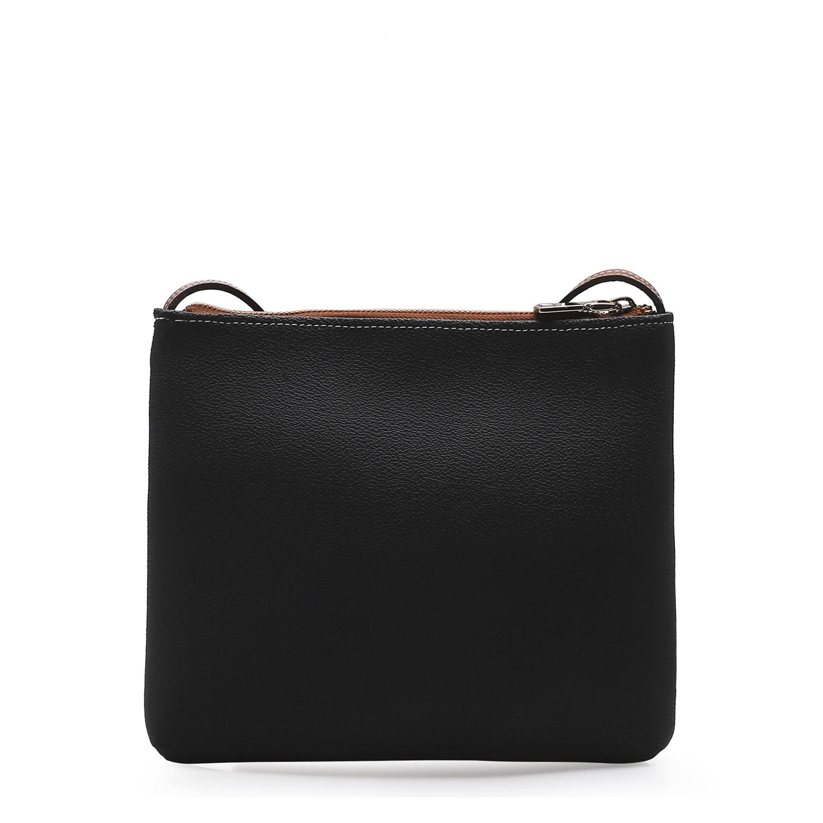 Bolsa Transversal Firenze Preto/Marrom