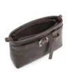 Bolsa Transversal Fivela Couro Estonado Marrom - imagem 4