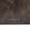 Bolsa Transversal Fivela Couro Estonado Marrom - imagem 6