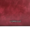 Bolsa Transversal Fivela Couro Estonado Vermelho - imagem 6