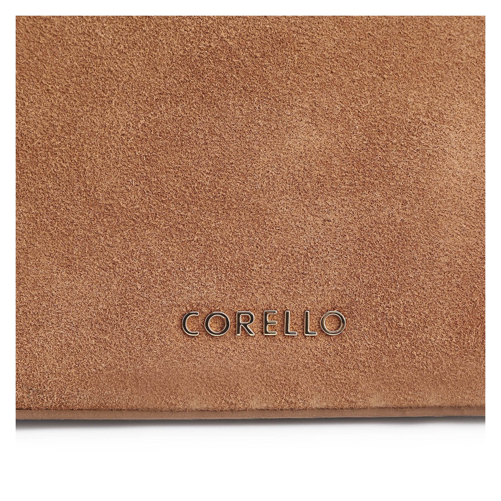 Bolsa Transversal Fivela Couro Marrom/Camurça Marrom
