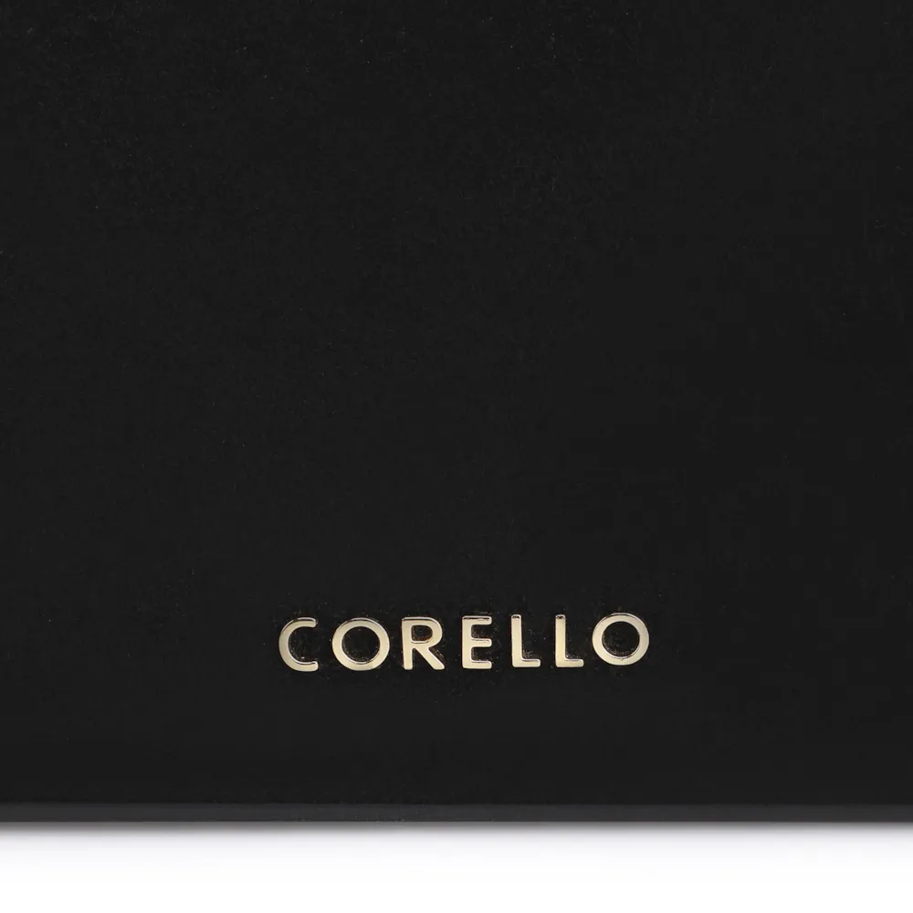 Bolsa Transversal Fivela Couro Preto/Camurça Preto - imagem 6