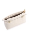 Bolsa Transversal Fivelas Couro Croco Off White - imagem 4