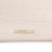 Bolsa Transversal Fivelas Couro Croco Off White - imagem 6
