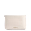 Bolsa Transversal Fivelas Couro Croco Off White - imagem 3