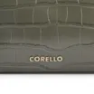 Bolsa Transversal Fivelas Couro Croco Verde - imagem 6
