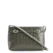 Bolsa Transversal Fivelas Couro Croco Verde - imagem 1