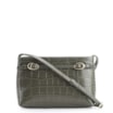 Bolsa Transversal Fivelas Couro Croco Verde - imagem 1