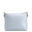 Bolsa Transversal Flor Couro Azul - imagem 3