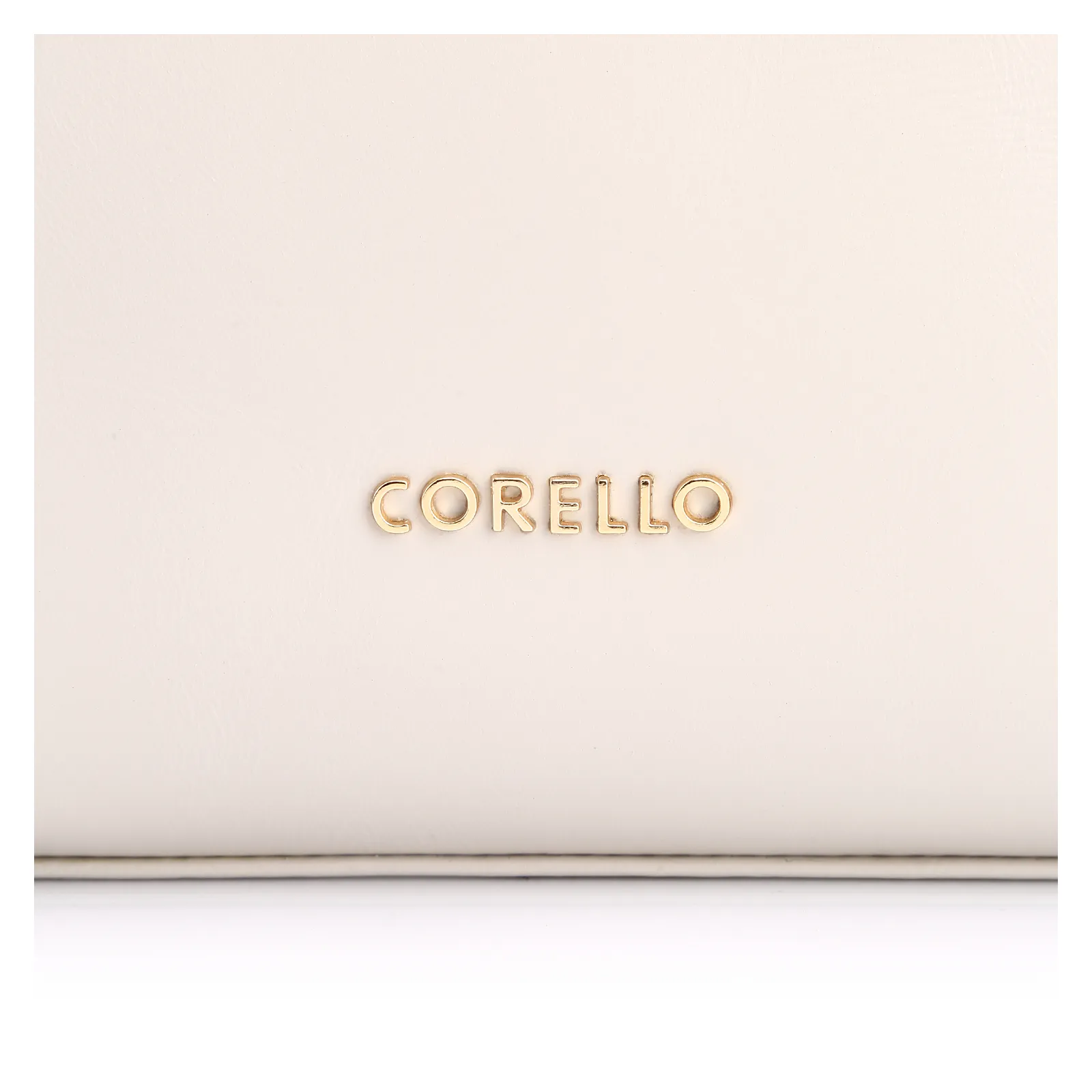 Bolsa Transversal Flor Couro Off White