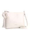 Bolsa Transversal Flor Couro Off White - imagem 2