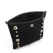 Bolsa Transversal Franjas Couro Camurça/Couro Preto - imagem 5