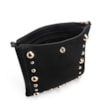 Bolsa Transversal Franjas Couro Camurça/Couro Preto - imagem 5