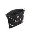 Bolsa Transversal Franjas Couro Camurça/Couro Preto - imagem 4