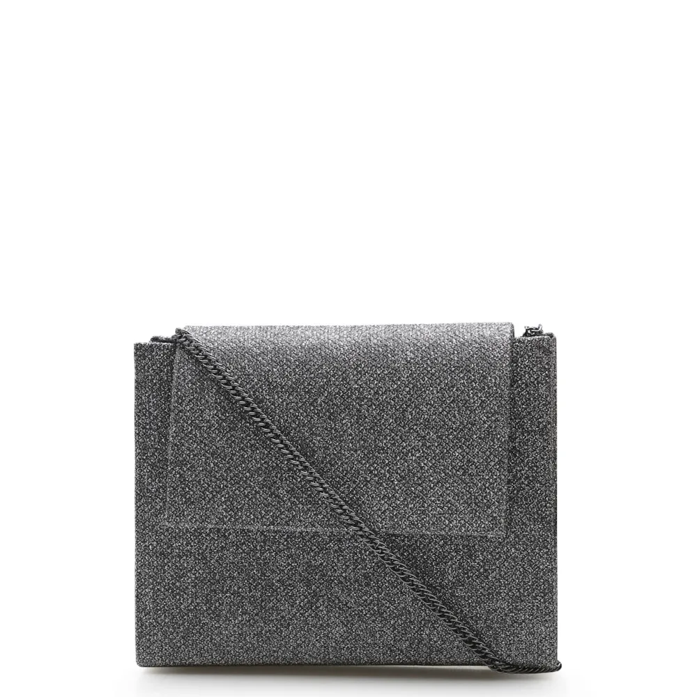 Bolsa Transversal Glam Alternativo Prata Velho