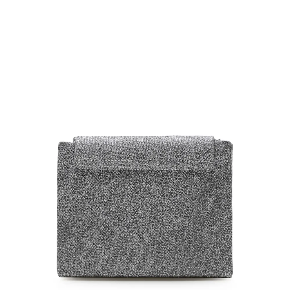 Bolsa Transversal Glam Alternativo Prata Velho - imagem 3