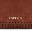 Bolsa Transversal Laser Cut Couro Camurça/Couro Marrom Escuro - imagem 6