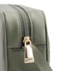 Bolsa Transversal Laser Cut Couro Camurça/Couro Verde - imagem 6