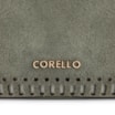 Bolsa Transversal Laser Cut Couro Camurça/Couro Verde - imagem 7