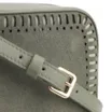 Bolsa Transversal Laser Cut Couro Camurça/Couro Verde - imagem 8
