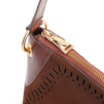 Bolsa Transversal Laser Cut Couro Camurça/Marrom - imagem 5