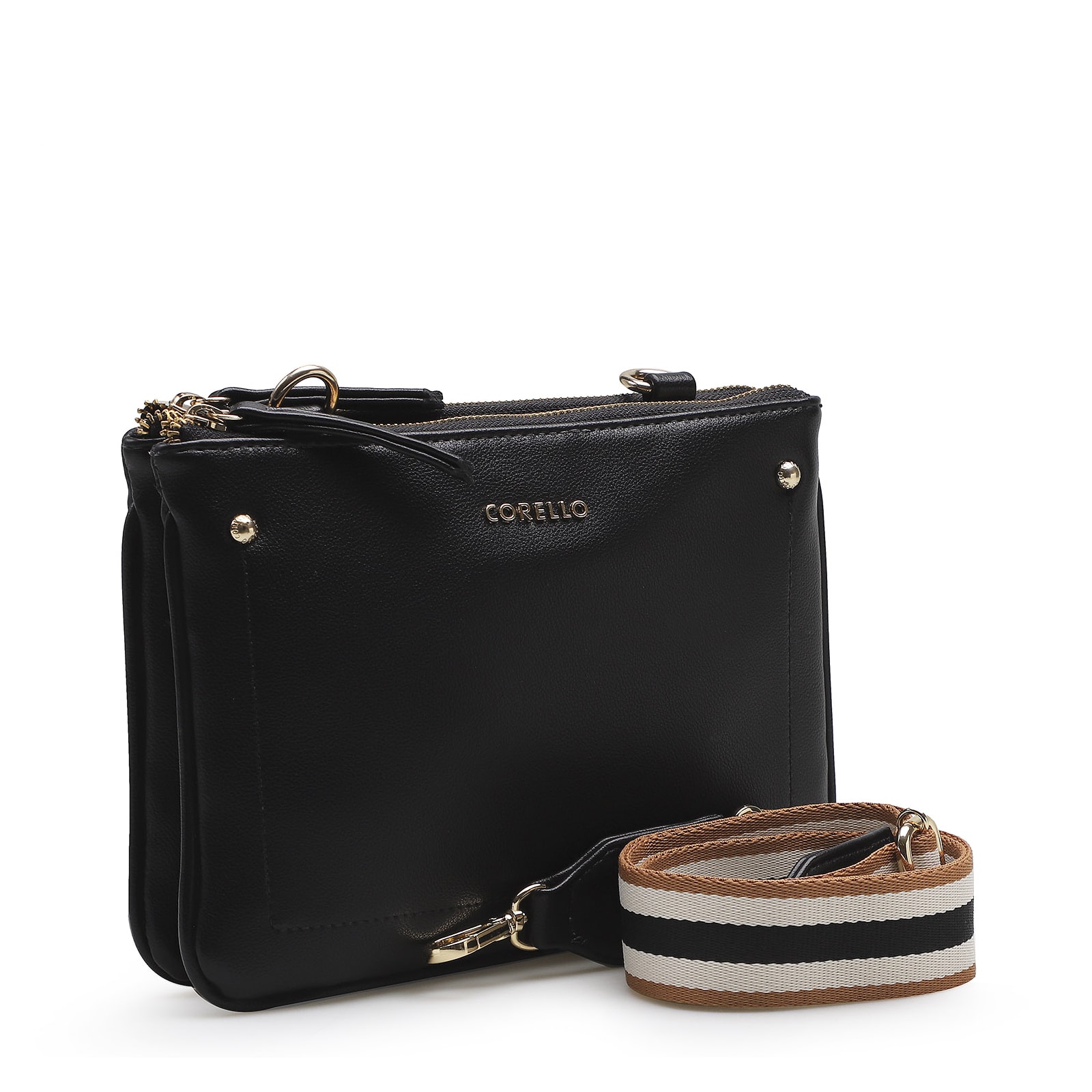 Bolsa Transversal Luísa Alternativo Preto