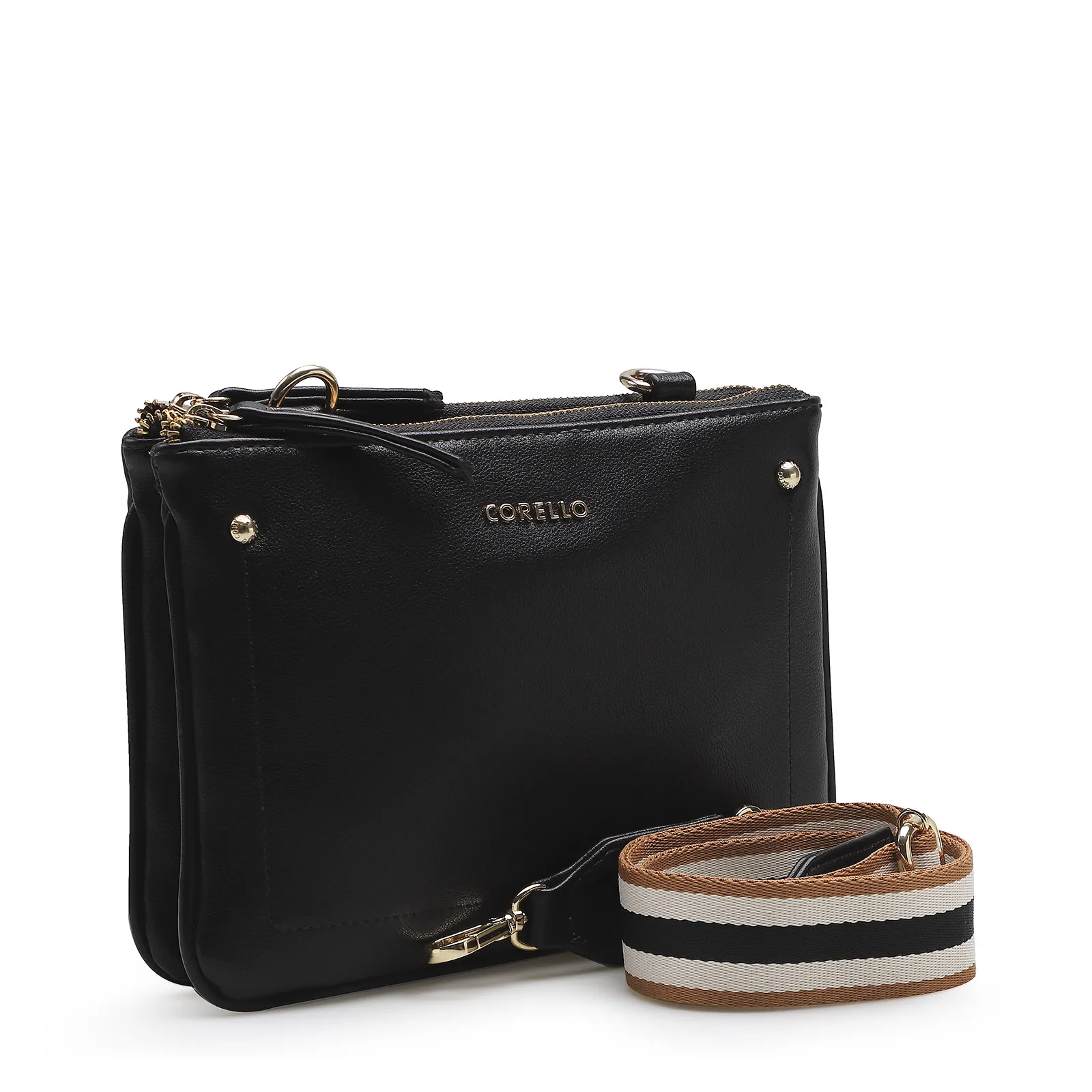 Bolsa Transversal Luísa Alternativo Preto