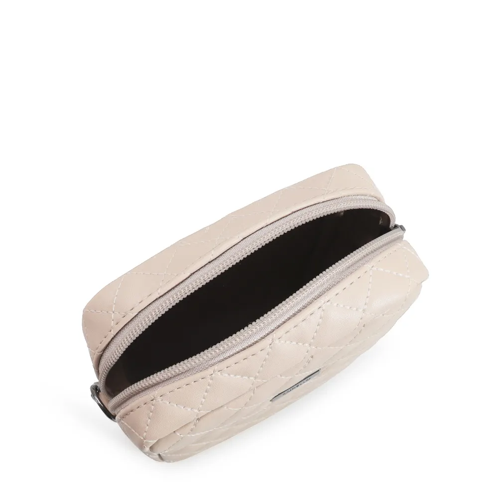 Bolsa Transversal Matelassê Alt Bege - imagem 4