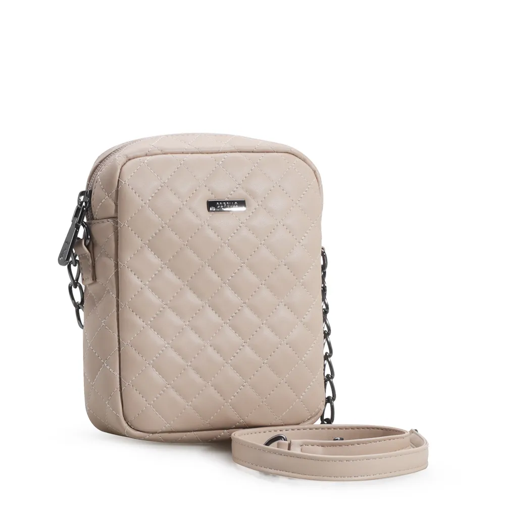 Bolsa Transversal Matelassê Alt Bege - imagem 2