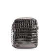 Bolsa Transversal Matelassê Alt Croco Prata - imagem 3