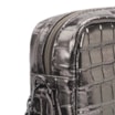 Bolsa Transversal Matelassê Alt Croco Prata - imagem 5