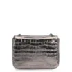 Bolsa Transversal Matelassê Alt Croco Prata - imagem 4