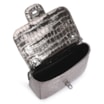 Bolsa Transversal Matelassê Alt Croco Prata - imagem 5