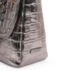 Bolsa Transversal Matelassê Alt Croco Prata - imagem 6