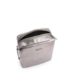 Bolsa Transversal Matelassê Alt Lezard Prata - imagem 4