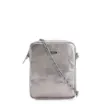 Bolsa Transversal Matelassê Alt Lezard Prata - imagem 1