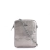 Bolsa Transversal Matelassê Alt Lezard Prata - imagem 1