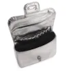 Bolsa Transversal Matelassê Alt Lezard Prata - imagem 4