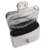 Bolsa Transversal Matelassê Alt Lezard Prata - imagem 4