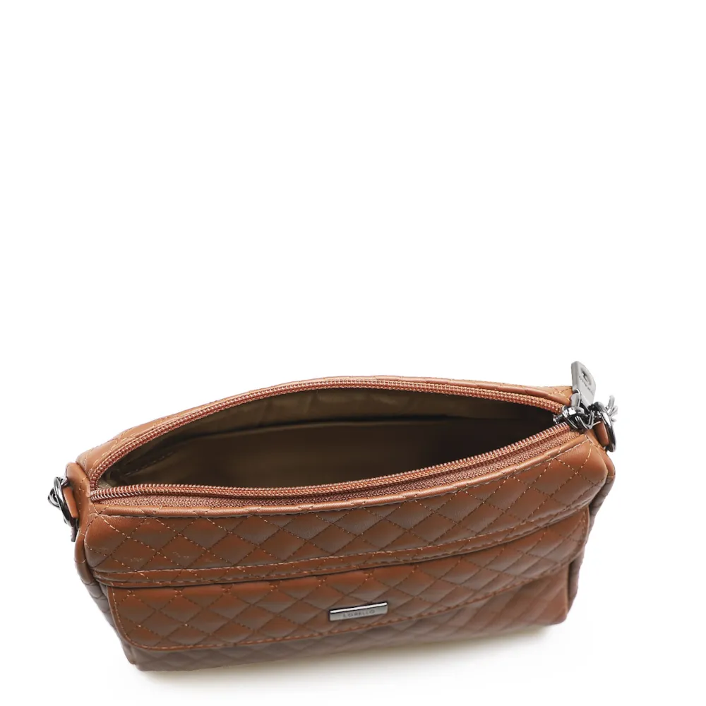 Bolsa Transversal Matelassê Alt Marrom - imagem 4